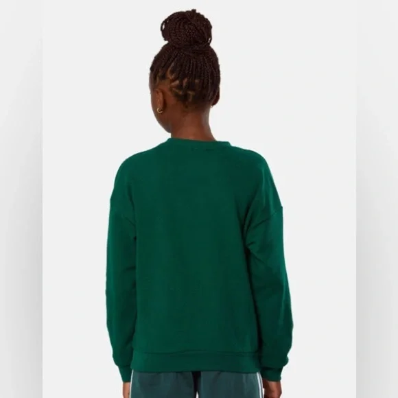 Adidas Originals Big Kids Collegiate Graphic Crewneck Sweatshirt Sz XL Green NWT - Picture 2 of 8